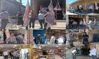 بازرسی مشترک از واحدهای صنفی در شهرستان بم استان کرمان به مناسبت هفته بسیج